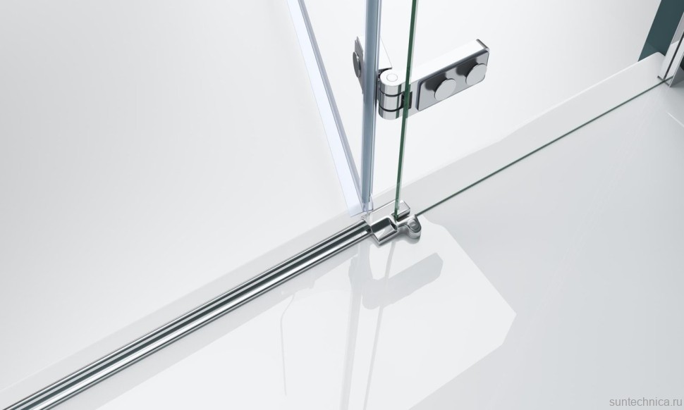 Душевая дверь в нишу BelBagno Kraft B-12-60/60-C-Cr L