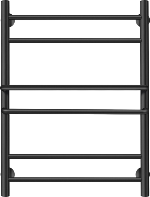 Полотенцесушитель водяной Secado Триест 4603777471019 60x55 см, матовый черный, лесенка