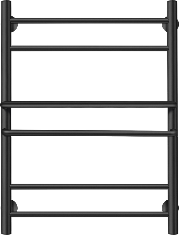 Полотенцесушитель водяной Secado Триест 4603777471019 60x55 см, матовый черный, лесенка