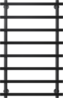 Полотенцесушитель электрический Secado Понтида 1, L 100x60 см, подключение слева, матовый черный, лесенка