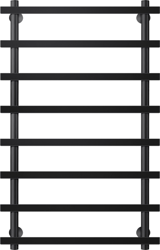 Полотенцесушитель электрический Secado Понтида 1, L 100x60 см, подключение слева, матовый черный, лесенка