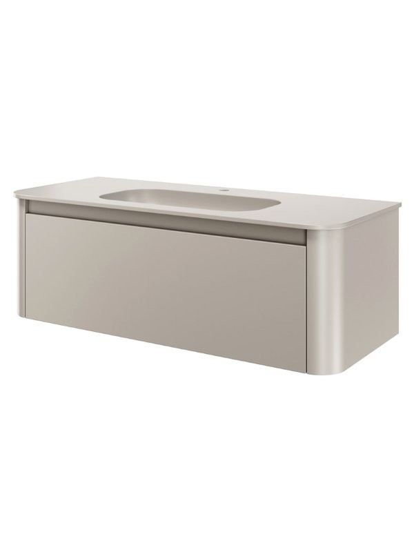 Тумба с раковиной Armadi Art Voi 120 подвесная, cashmere