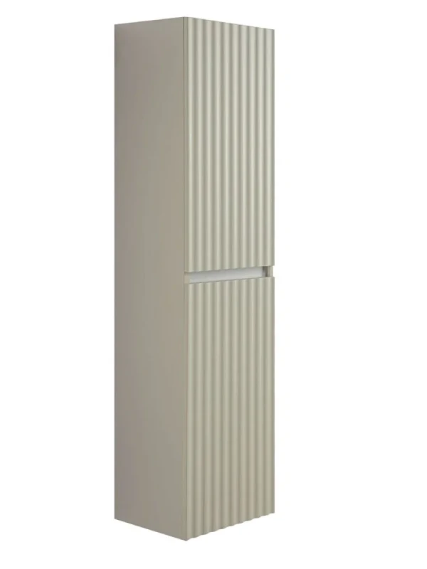 Шкаф-пенал для ванной Art&Max Elegant 150 матовый светло-серый