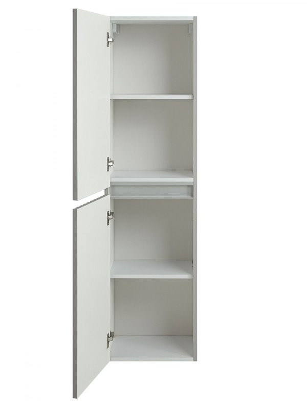 Шкаф-пенал для ванной Art&Max Elegant 150 матовый светло-серый