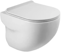 Унитаз подвесной BelBagno Onda BB066CHR безободковый, крышка BB901SC с микролифтом