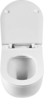 Унитаз подвесной BelBagno Onda BB066CHR безободковый, крышка BB901SC с микролифтом