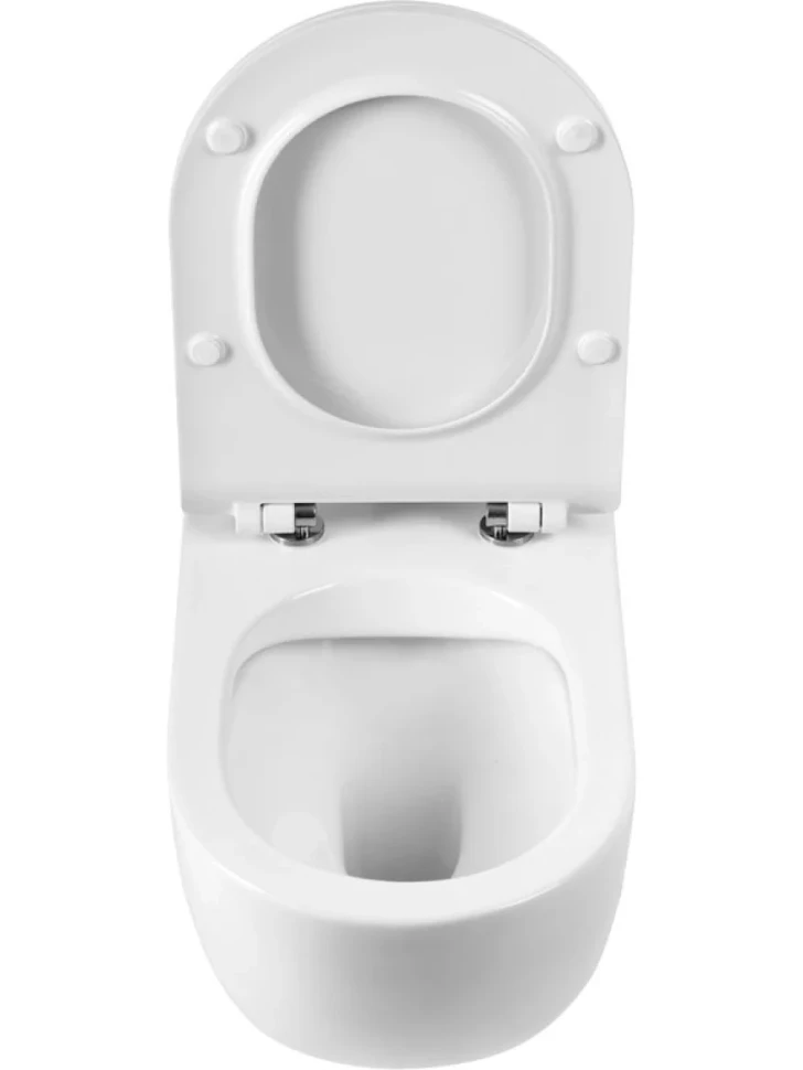 Унитаз подвесной BelBagno Onda BB066CHR безободковый, крышка BB901SC с микролифтом