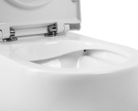 Унитаз подвесной BelBagno Onda BB066CHR безободковый, крышка BB901SC с микролифтом