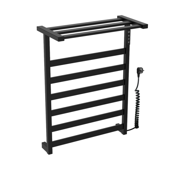 Полотенцесушитель электрический Wonzon & Woghand WW-A1026-MB черный матовый