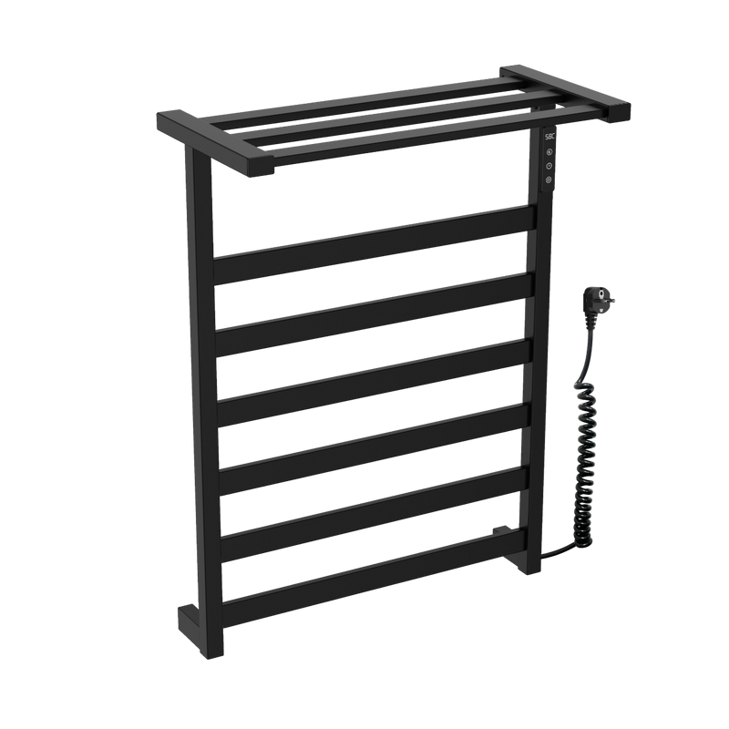 Полотенцесушитель электрический Wonzon & Woghand WW-A1026-MB черный матовый