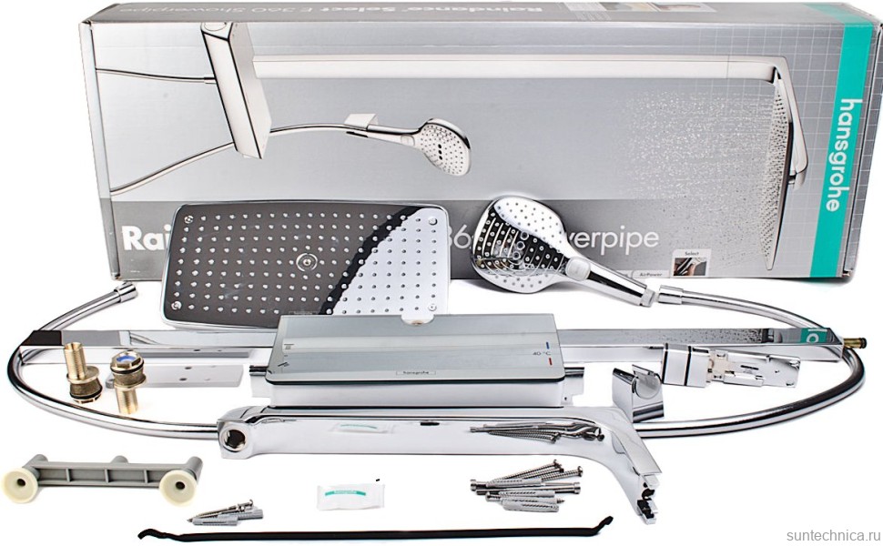 Душевая стойка Hansgrohe Raindance Select E 27112000 Showerpipe, хром