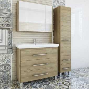Мебель для ванной Sanflor Ларго 100 швейцарский вяз