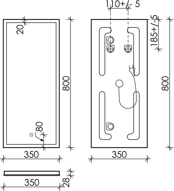 Мебель для ванной комнаты Sancos Libra Floor 120 белый глянец, двойная белая раковина CN7004