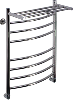 Полотенцесушитель водяной Comfysan Noumi W-8 80х50 80x55 см, хром, лесенка, с полкой