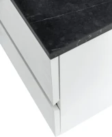Тумба с раковиной Cezares Molveno 46 100 bianco ghiaccio, со столешницей