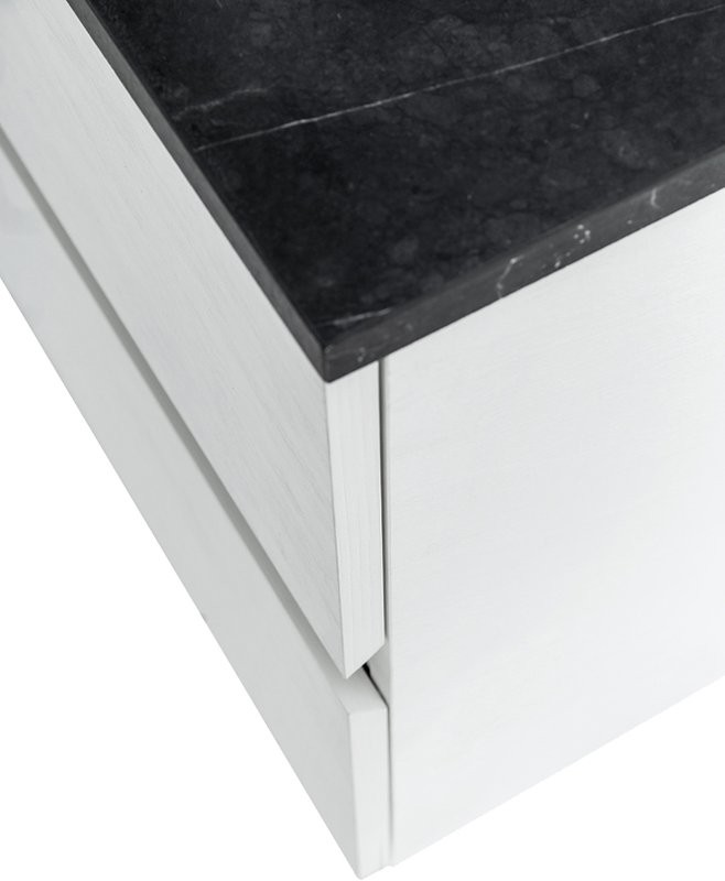 Тумба с раковиной Cezares Molveno 46 100 bianco ghiaccio, со столешницей