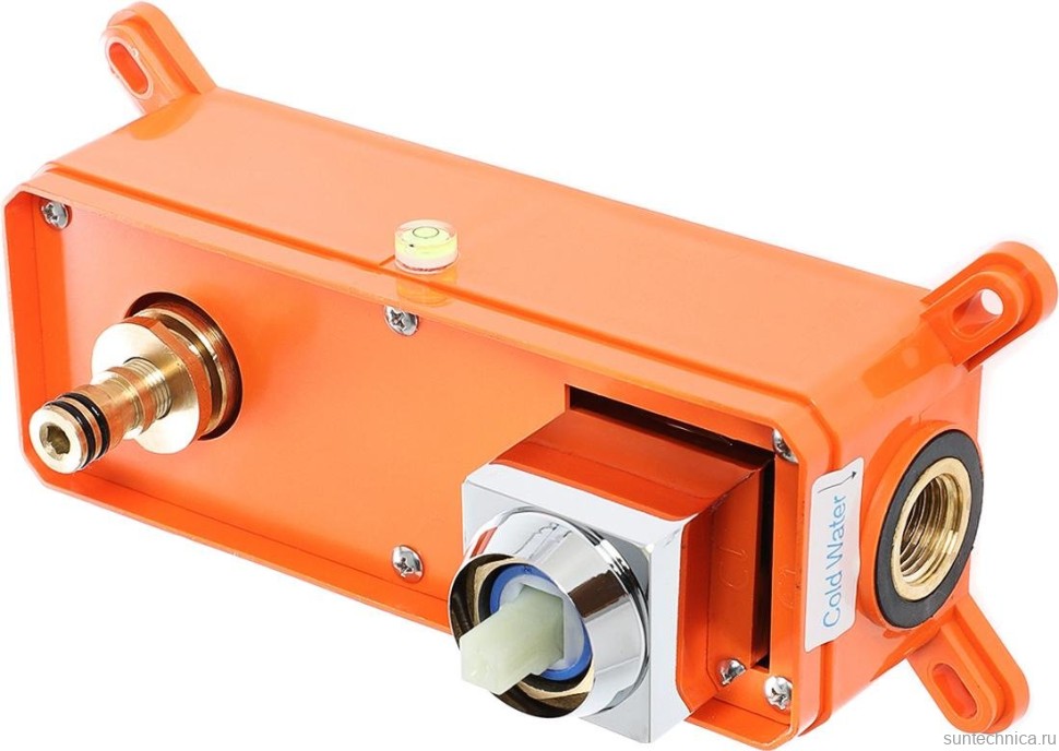 Смеситель для раковины Orange Lutz M04-722cr С ВНУТРЕННЕЙ ЧАСТЬЮ  хром