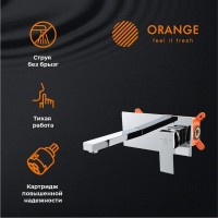 Смеситель для раковины Orange Lutz M04-722cr С ВНУТРЕННЕЙ ЧАСТЬЮ  хром