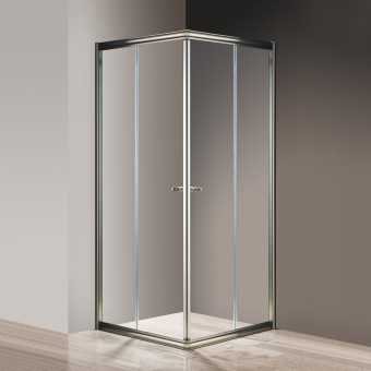 Душевой уголок Cezares Giubileo -A-2-80 прозрачное стекло, бронза