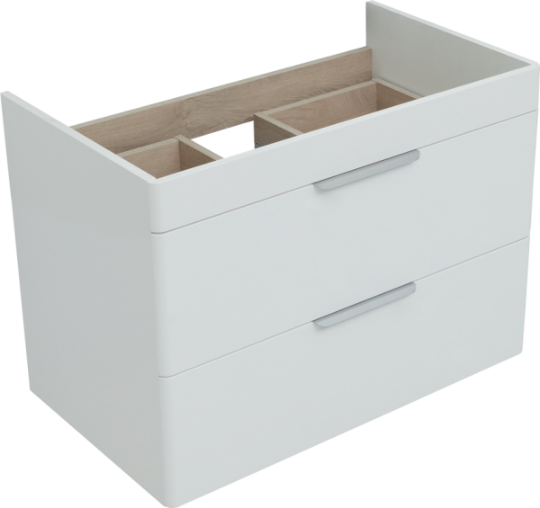 Тумба под раковину Aquanet Ирис new 80 подвесная, 2 ящика