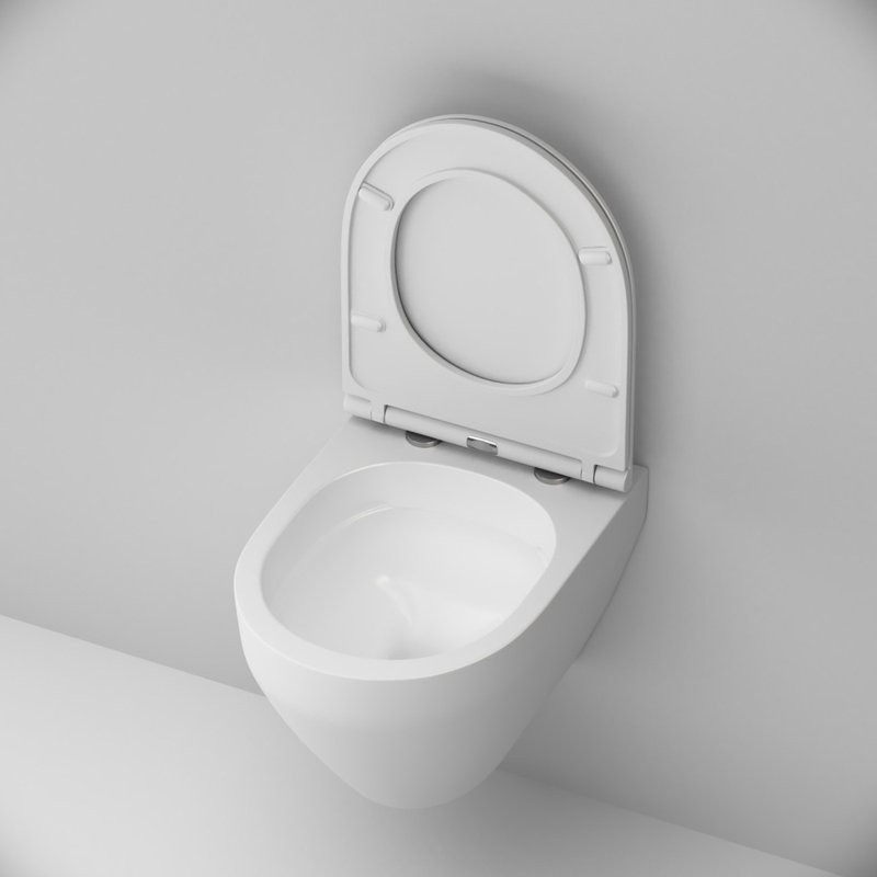 Унитаз подвесной AM.PM Spirit V2.0 FlashClean с микролифтом, белый матовый