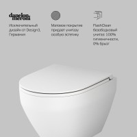 Унитаз подвесной AM.PM Spirit V2.0 FlashClean с микролифтом, белый матовый
