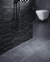 Душевой трап (лоток) Timo Drain Systems DS230206/03 600 двусторонняя панель plate под плитку, черный