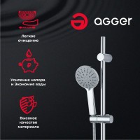 Душевая лейка Agger Breeze Breeze A01