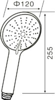 Душевая лейка Agger Breeze Breeze A01