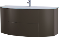 Тумба с раковиной Cezares Eden 120 grigio talpa opaco, раковина 82368