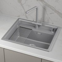 Мойка кухонная Granula Kitchen Space 6003i алюминиум