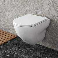 Унитаз подвесной Owl 1975 Wave TOWLT190801 безободковый, система смыва Торнадо