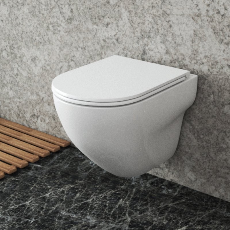 Унитаз подвесной Owl 1975 Wave TOWLT190801 безободковый, система смыва Торнадо