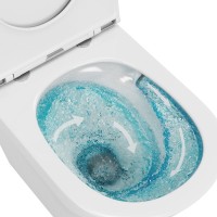 Унитаз подвесной Owl 1975 Wave TOWLT190801 безободковый, система смыва Торнадо