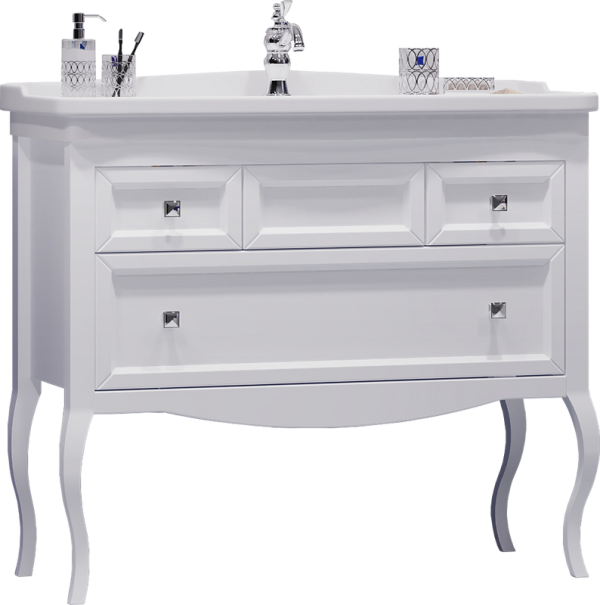 Тумба под раковину Opadiris Валери 105 белая