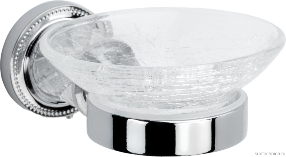 Мыльница Boheme Murano Cristal 10903-CRST-СH хром