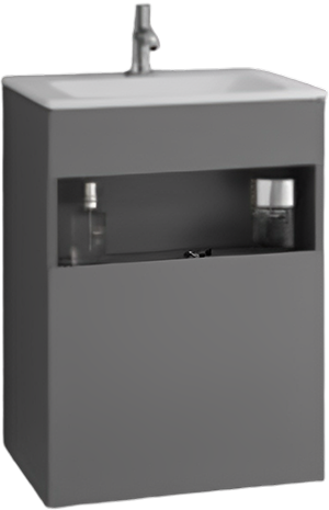 Тумба под раковину Keuco Stageline 32822 46 см, R, инокс матовый