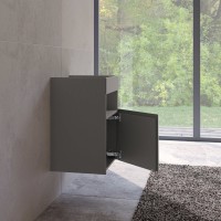 Тумба под раковину Keuco Stageline 32822 46 см, R, инокс матовый