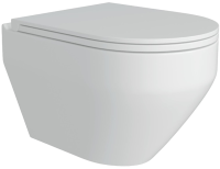 Унитаз подвесной Teymi Demi T40208 с микрофлитом, безободковый, белый