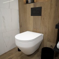 Унитаз подвесной Teymi Demi T40208 с микрофлитом, безободковый, белый