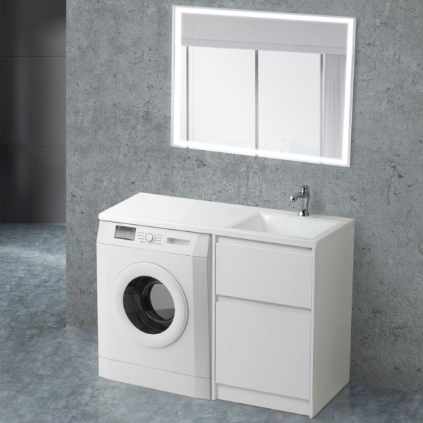 Мебель для ванной комнаты BelBagno Kraft -LVD 60 bianco opaco R