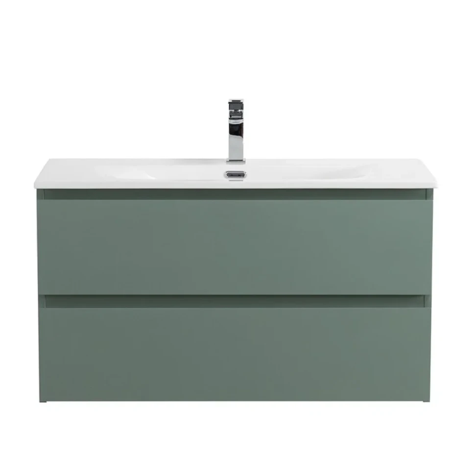Тумба с раковиной BelBagno Kraft 80 подвесная, матовая еловая, раковина bb-8099-80