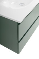 Тумба с раковиной BelBagno Kraft 80 подвесная, матовая еловая, раковина bb-8099-80