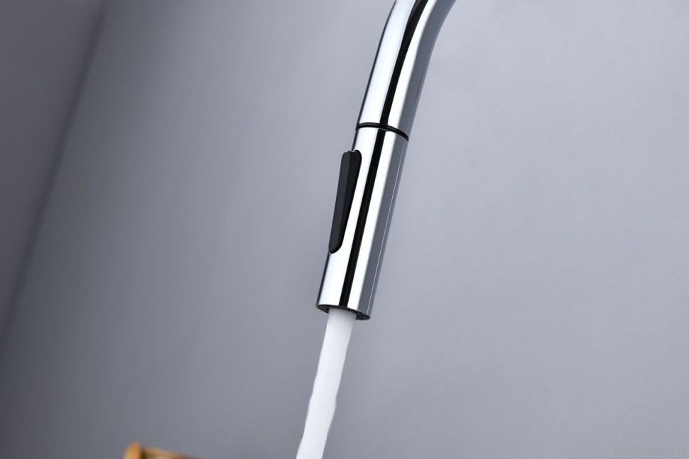 Смеситель для кухни AQUAme Cucina с выдвижным изливом AQM9901CR