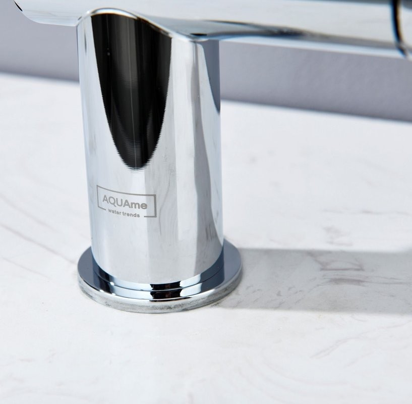 Смеситель для кухни AQUAme Cucina с выдвижным изливом AQM9901CR