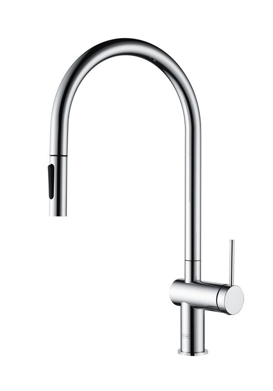 Смеситель для кухни AQUAme Cucina с выдвижным изливом AQM9901CR