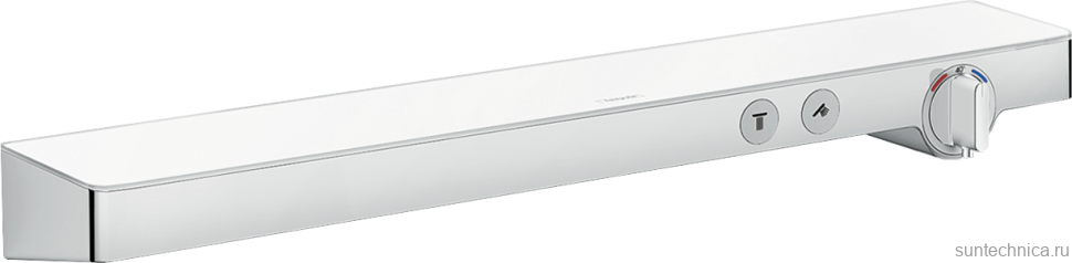 Термостатический смеситель Hansgrohe ShowerTablet Select 13184400 для душа, белый - хром