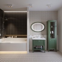 Мебель для ванной комнаты VitrA Valarte 80 ретро зеленый