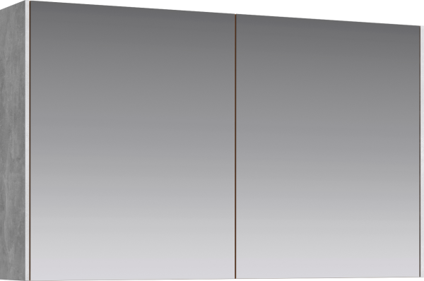 Зеркало-шкаф Aqwella 5 stars Mobi 100 бетон светлый