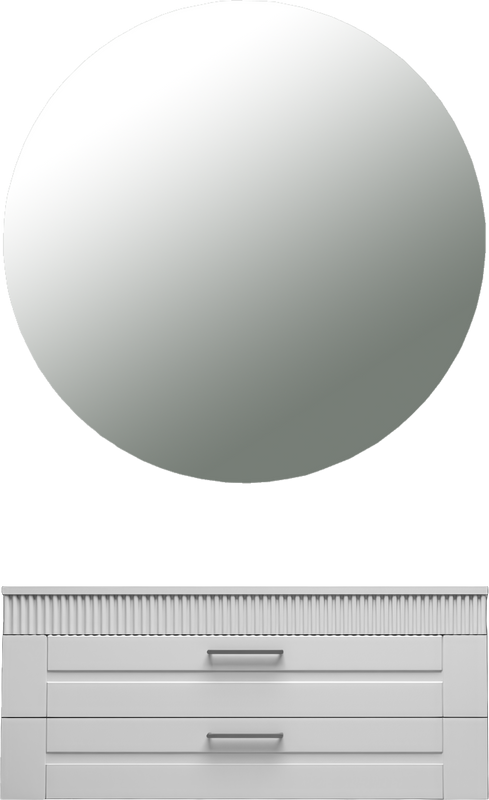 Мебель для ванной комнаты Sanvit Турин 2 120, белая